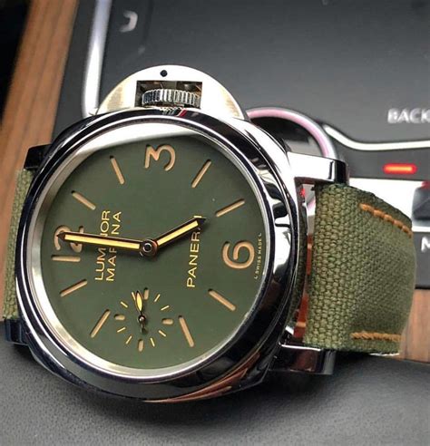 panerai canvas strap|aftermarket panerai watch straps.